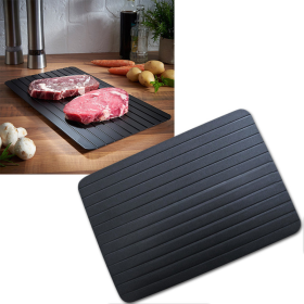 Fast Defrosting Tray (Option: Black-29.5x20.8x0.2cm)