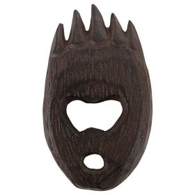 Bar Gift Family Party Gift Elegant And Refined Design Cast Iron Bottle Opener (Shape: Bear Grizzly Paw, Color: As pic show)